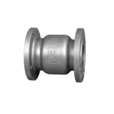 Клапан обратный проходной фланцевый из серого чугуна 20 мм 6,3 кгм/см2 ГОСТ 3326-86