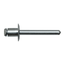 Заклёпки вытяжные стальные со стандартным бортиком St/St 6х16 мм DIN 7337